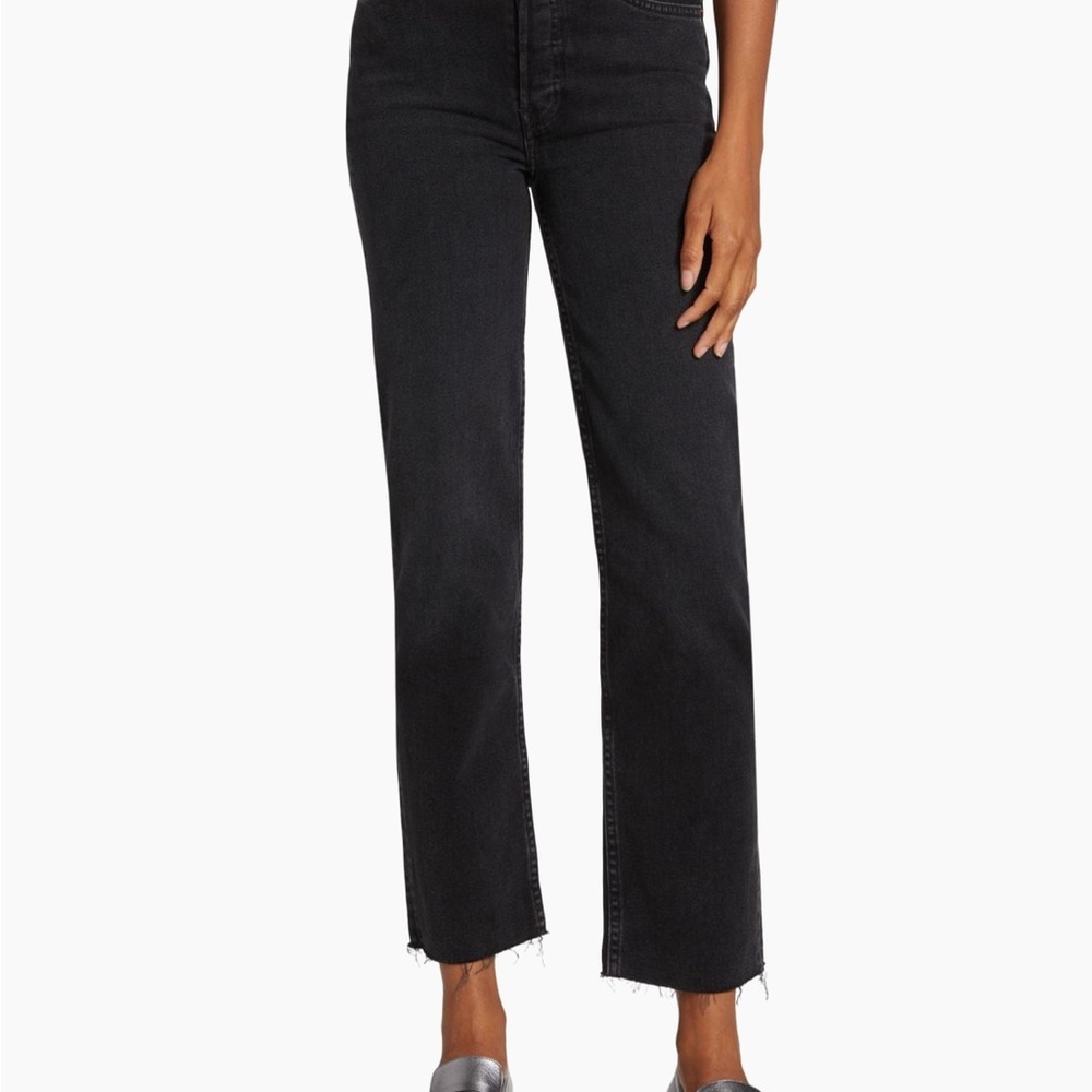 RE/DONE 70s High-Rise Stove Pipe Straight-Leg Jeans